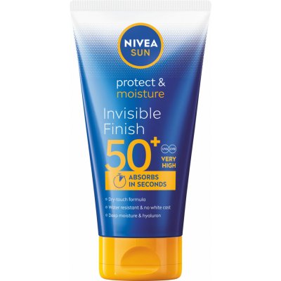 Nivea Sun Protect & Moisture Invisible Finish Mléko na opalování SPF50+ 150 ml – Zbozi.Blesk.cz