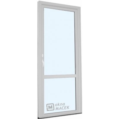 KNIPPING Plastové balkonové dveře - 70 AD OS s příčkou bílá levé 80 x 230 cm – Sleviste.cz