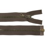 WICO Kovový zip no.8 rozepínací 90cm tmavě hnědý (staromosazné zoubky) silný zip – Hledejceny.cz