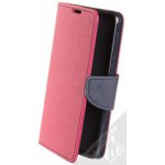 Pouzdro Forcell Fancy Book Nokia 7.1 růžové – Zboží Živě
