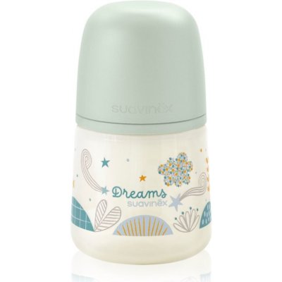 Suavinex dojčenská fľaša Dreams anatomický silikon zelená 150 ml – Hledejceny.cz