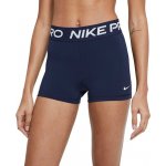 Nike Pro 365 Short 3in Modrý – Zboží Dáma