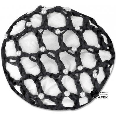 Waldhausen Síťka na vlasy PEARLS Černá – Hledejceny.cz