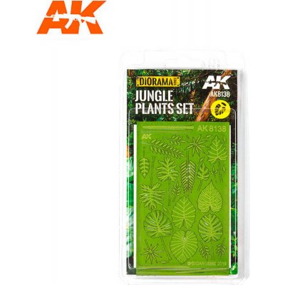 AK Interactive AK Vegetation Laser-cut Realistic Plants Jungle Plants Set – Zboží Živě