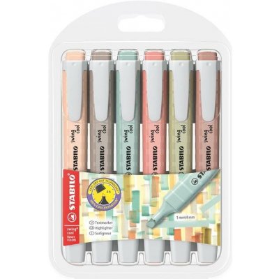 Stabilo Swing cool NatureCOLORS 1-4 mm sada 6 barev 275/6-09 539818 – Sleviste.cz