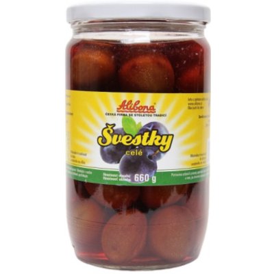 Alibona Švestky celé 660 g – Zboží Mobilmania