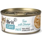 Brit Care Cat Sterilized Tuna Paté with Shrimps 24 x 70 g – Hledejceny.cz