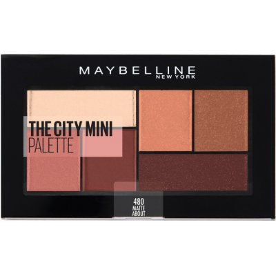 Maybelline paletka očních stínů The City Mini Palette 480 Matte About Town 6 g – Zboží Dáma
