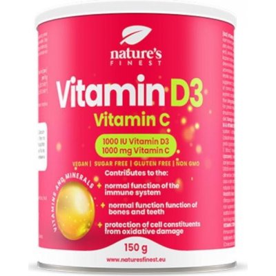 Nutrisslim Vitamin D3 1000iu + Vitamin C 1000 mg 150 g