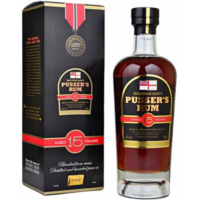 Pusser's British Navy 15y 40% 0,7 l (holá láhev)