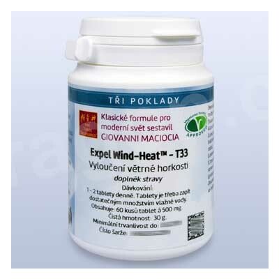 Giovanni Maciocia T33 Vyloučení větrné horkosti Expel Wind-Heat 60 tablet – Hledejceny.cz