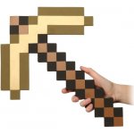 CurePink: | Plastová replika krumpáče Minecraft: Zlatý krumpáč 40 x 29 x 2 cm [112299-15L] – Zboží Dáma