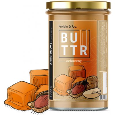 Protein&Co Arašídový krém s karamelem 1 kg – Sleviste.cz