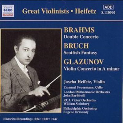 Feuermann - Heifetz - Brahms Bruch - Violin Concerto / Heifetz, Jascha – Hledejceny.cz