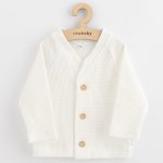 New Baby Kojenecký kabátek na knoflíky Luxury clothing Oliver bílý – Sleviste.cz