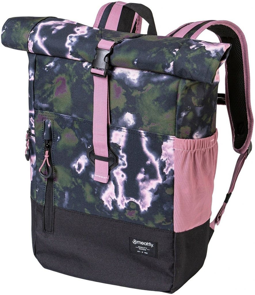 Meatfly Holler Storm Camo růžová 28 l růžová