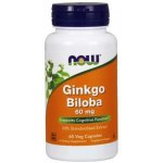 Now Foods Ginkgo Biloba 60 mg 60 kapslí – Hledejceny.cz