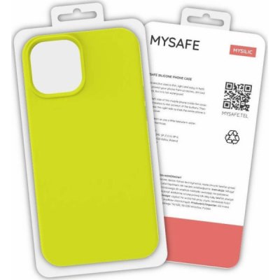 Pouzdro Mysafe Silicone Case iPhone X/XS žlutá krabice