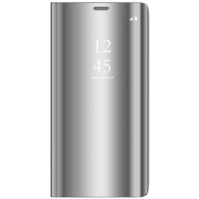 Pouzdro Cu-Be Clear View Samsung Galaxy A52 / A52 5G / A52s stříbrné
