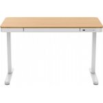 DELSO Elektrický výškově nastavitelný stůl WORKSTATION PLUS dub/bílá – Zboží Dáma