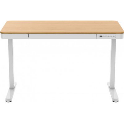 DELSO Elektrický výškově nastavitelný stůl WORKSTATION PLUS dub/bílá – Zboží Dáma