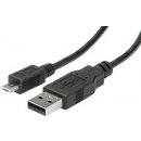 Roline 11.02.8754 USB 2.0 kabel, USB A(M) - microUSB B(M), 0,8m, černý