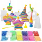 LEAN Toys Kinetický písek 12 barev 136 kg – Hledejceny.cz