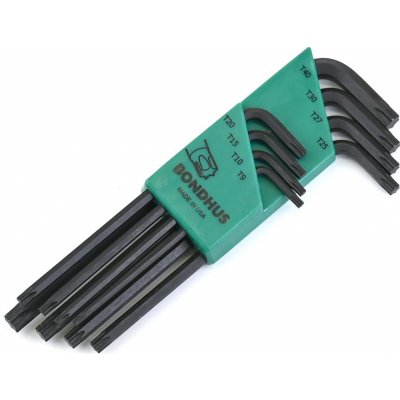 Sada torx L-klíčů 8ks T9-T40 TLX 8 Bondhus 31834 – Hledejceny.cz