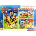 Clementoni Dětské Paw Patrol 25209 3 x 48 dílků – Sleviste.cz