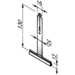 1111900, SS1301 - závěs ocelový 130 mm pro předokenní rolety – Hledejceny.cz