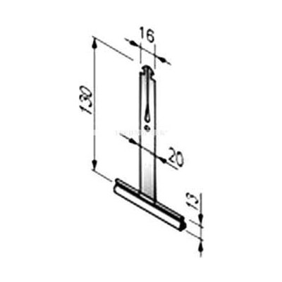 1111900, SS1301 - závěs ocelový 130 mm pro předokenní rolety