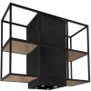 Odsavač par, digestoř Nortberg Quadro Cage Central Wood Black Matt 120 cm