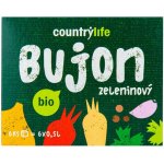 Country Life Bio Bujon zeleninový kostky 66 g – Zboží Dáma