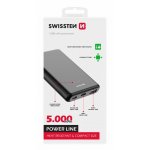 Swissten Power Line 5000mAh 10W černá 22013910 – Hledejceny.cz