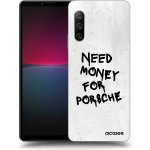 Picasee silikonový černý obal pro Sony Xperia 10 IV 5G - White Dollar – Zboží Živě