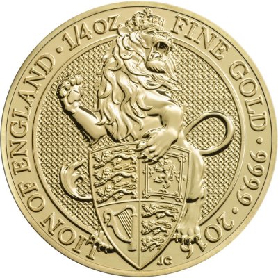 Royal Mint Zlatá mince Lion Queens Beasts 2016 1/4 oz – Hledejceny.cz