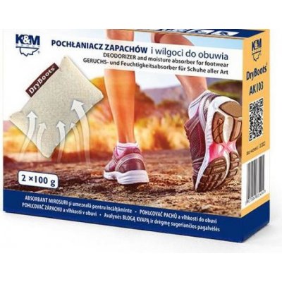 K&M AK-103 Pohlcovač pachů a vlhkosti do bot DryBoots – Zboží Mobilmania