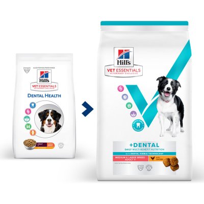 Hill’s Vet Essentials Adult MB Dental Med&Large Chicken 10 kg – Hledejceny.cz