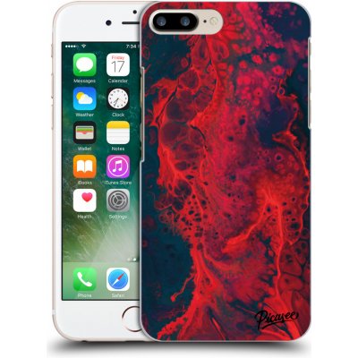 Pouzdro Picasee silikonové Apple iPhone 7 Plus - Organic red čiré – Zboží Mobilmania