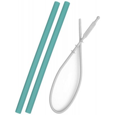 Minikoioi Brčko silikonové s kartáčkem 2 ks Green – Zboží Dáma