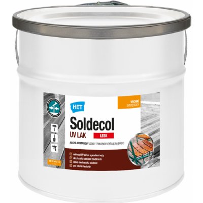 HET Soldecol UV lak 2,5 l lesk – Zboží Mobilmania