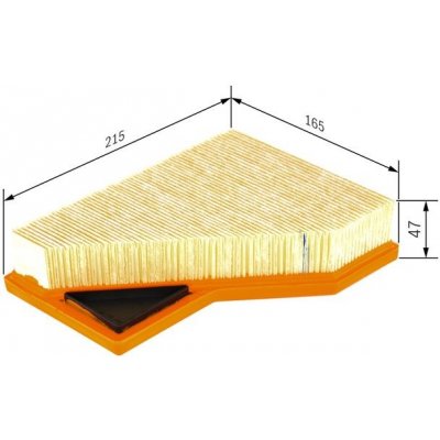 BOSCH 1 457 433 100 Vzduchový filtr (1457433100) – Hledejceny.cz