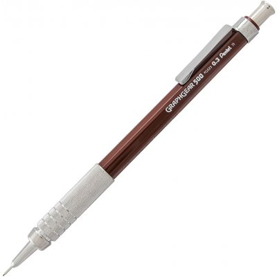 Pentel GraphGear 500 0,3 mm hnědá – Zboží Mobilmania
