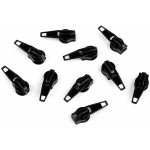 Jezdec ke spirálovým zipům No 5 typu POL - černá (10 ks) – Zboží Mobilmania