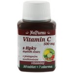 MedPharma Vitamín C 500 mg s šípky tablet 37 prod.úč. – Hledejceny.cz