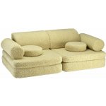 Wigiwama Settee dětská pohovka zelená 132 cm 46 cm 78 cm – Zboží Dáma