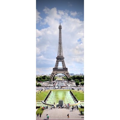 WEBLUX 75750438 Samolepka na lednici fólie Eiffel Tower Eiffelova věž Paříž rozměry 80 x 200 cm – Zbozi.Blesk.cz