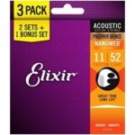 Elixir Nanoweb Phosphor Bronze Custom Light 3-Pack – Zboží Dáma Elixir Nanoweb Phosphor Bronze Custom Light 3-Pack – Zboží Dáma