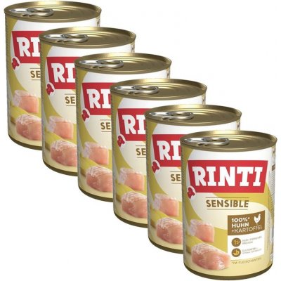 Rinti Adult Sensible kuře & brambory 6 x 400 g – Hledejceny.cz