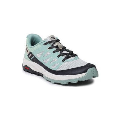 Salomon trekingová obuv Outrise W L47160300 Granite Green/Green Ash/Tender Peach – Zboží Mobilmania